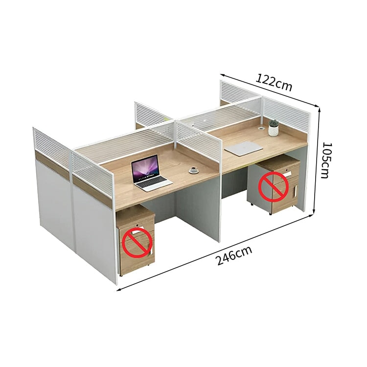 オフィスデスク　事務用デスク　事務机　ワークデスク　デスク　トップパネル付き　配線穴　サイドキャビネット　木目調　カスタマイズ可能　BGZ-K-070   