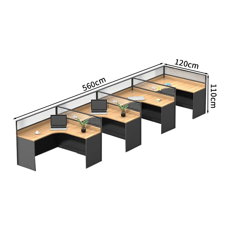 集中型パーティションデスク｜移動式チェスト × 配線管理 × カスタマイズ対応