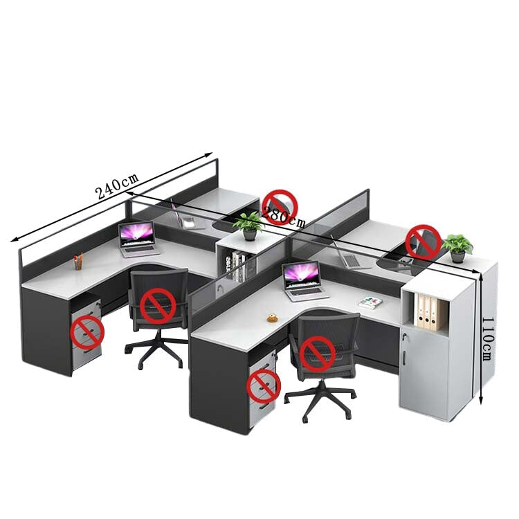 オフィスデスク　ワークデスク　事務用デスク　パソコンデスク　デスク　トップパネル　サイドキャビネット　大容量収納　ホワイト　カスタマイズ可能　BGZ-209 