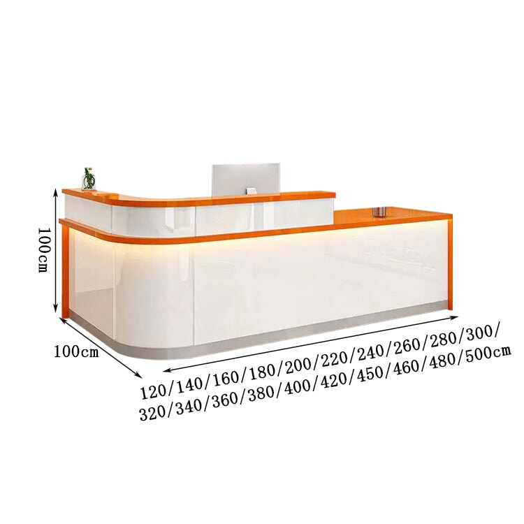 ハイカウンター　受付　受付カウンター　レジカウンター　応接用　機能的　収納　キャビネット　引き出し　鏡面仕上げ　エコ板材　ＬＥＤライト　丸み　仕切り板　上質　高級感　カスタマイズ可能　JDT-K080  