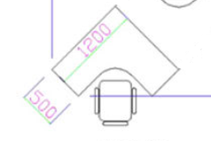 空間に柔らかくなじむ、やさしい曲線のオフィスデスク