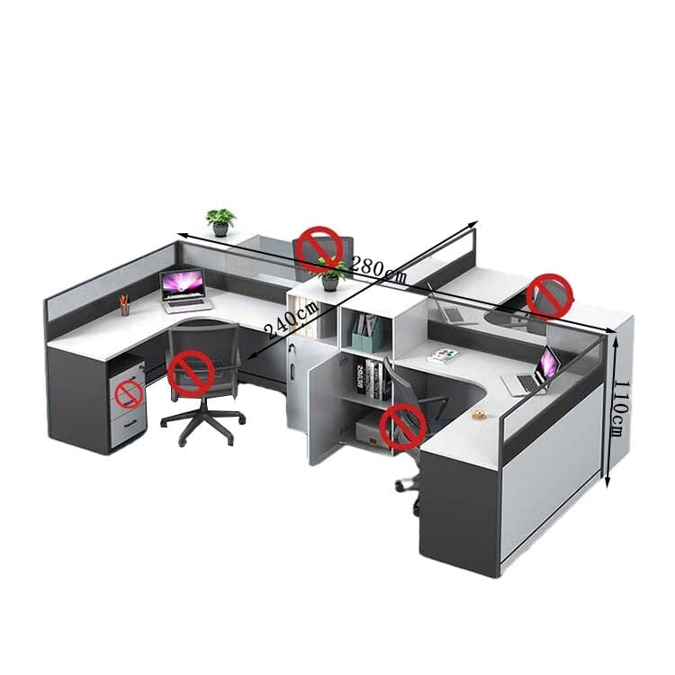 オフィスデスク　ワークデスク　事務用デスク　パソコンデスク　デスク　トップパネル　サイドキャビネット　大容量収納　ホワイト　カスタマイズ可能　BGZ-209 