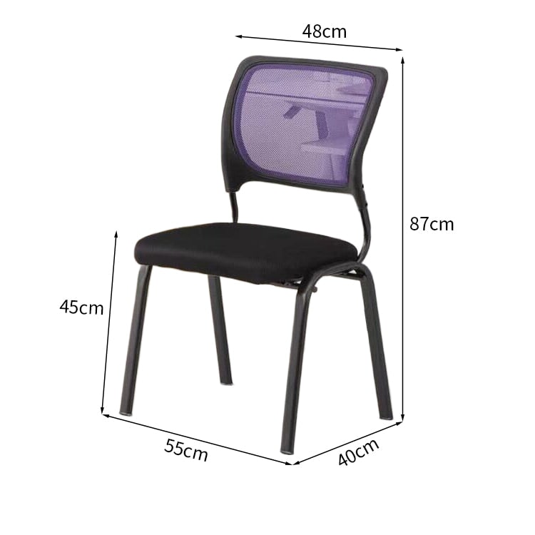 Ｓ形状　背もたれ　メッシュ　通気性　スチールフレーム　安定感　チェア　オフィスチェア　シンプル　ミニマル　快適　爽やか　ブラック　BGY-K-041
