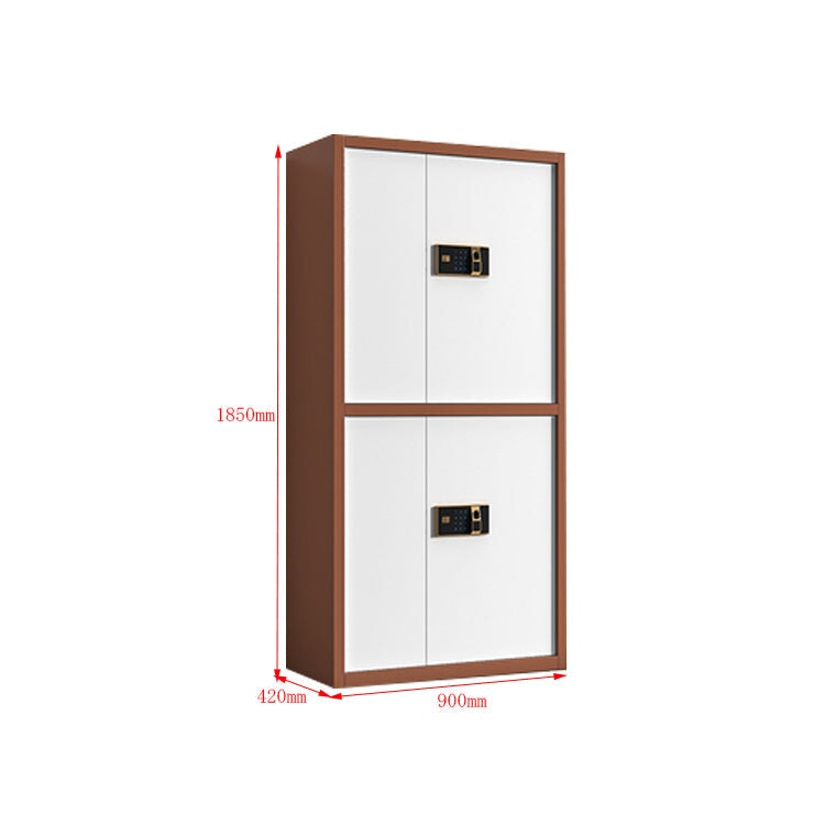 指紋認証　電子錠　冷間圧延鋼板　速い　サイドキャビネット　ファイリングキャビネット　シンプル　ホワイト　グレー　レッド 　カスタマイズ可能　CWG-T076　