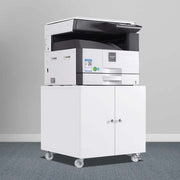 オフィスキャビネットワゴン｜キャスター 可動棚付き シンプル収納