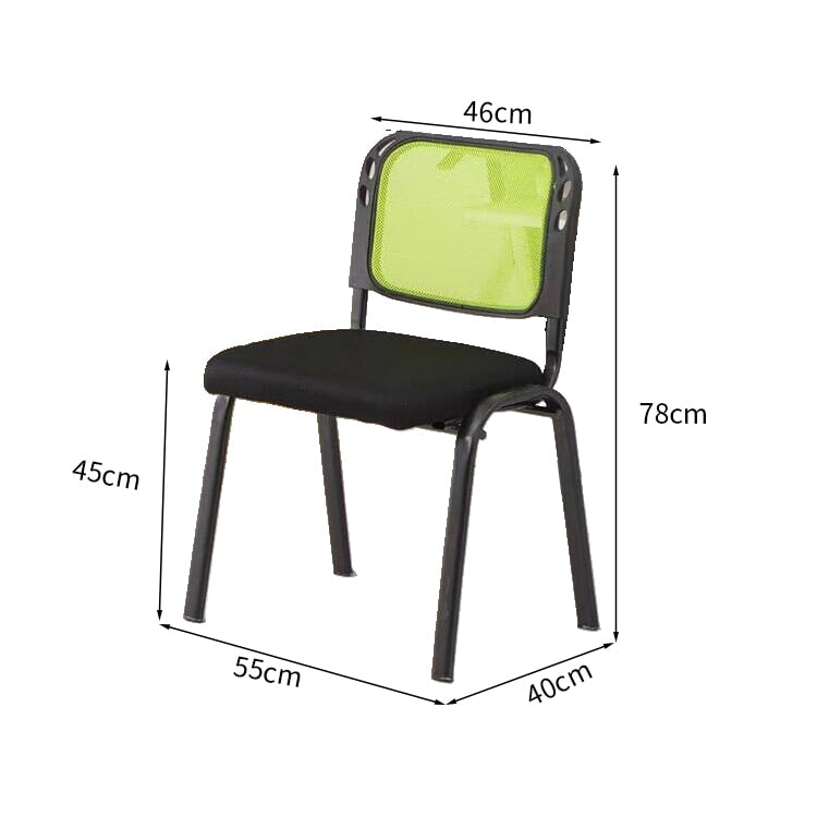 Ｓ形状　背もたれ　メッシュ　通気性　スチールフレーム　安定感　チェア　オフィスチェア　シンプル　ミニマル　快適　爽やか　ブラック　BGY-K-041