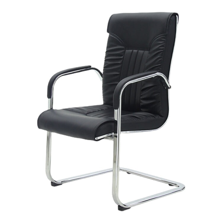 高密度ウレタン×スチール脚 ミーティングチェア｜パソコン デスク ワーク兼用