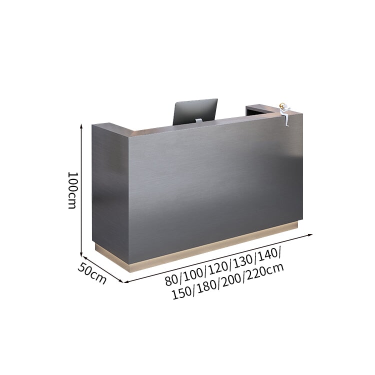 受付カウンター　受付　受付台　カウンター　レジ台　引き出し　オープン収納　扉付き収納　大容量　安全無臭　耐久性　配線穴キャップ　実用　モダン　洗練　カスタマイズ可能　JDT-K099