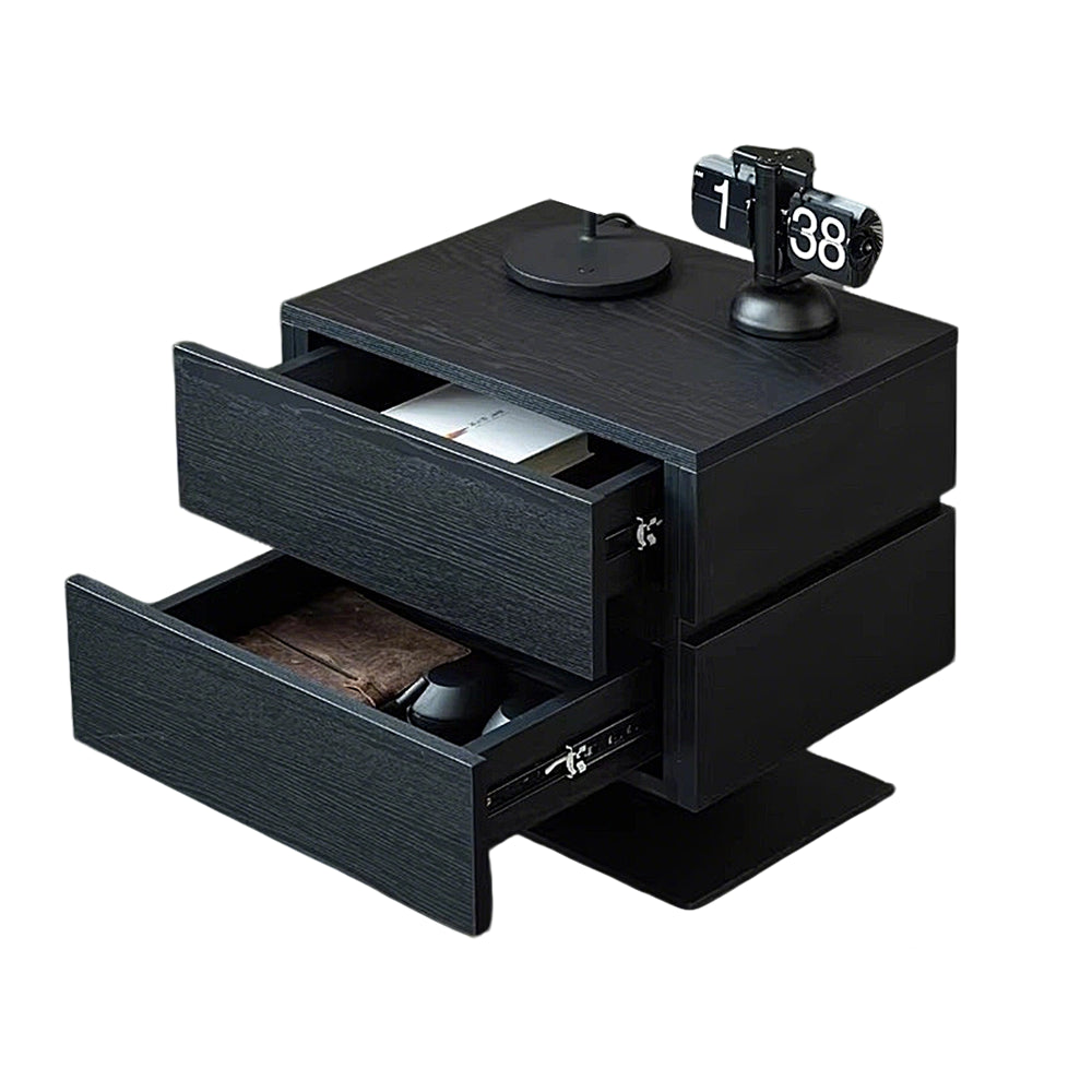 洗練されたモジュラー収納ナイトテーブル｜大容量引き出し・静音スライド｜多色展開インテリア家具