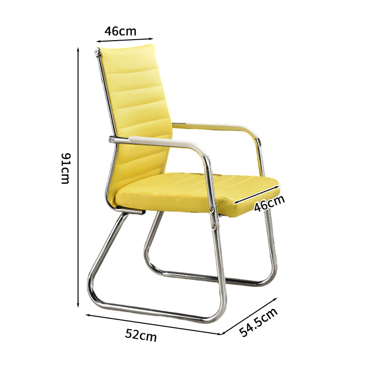ワークチェア　オフィスチェア　デスクチェア　ミーティングチェア　ループ脚　人間工学　レザー　肘掛け　高密度ウレタンフォーム　メッシュ　シンプル　ブラック　