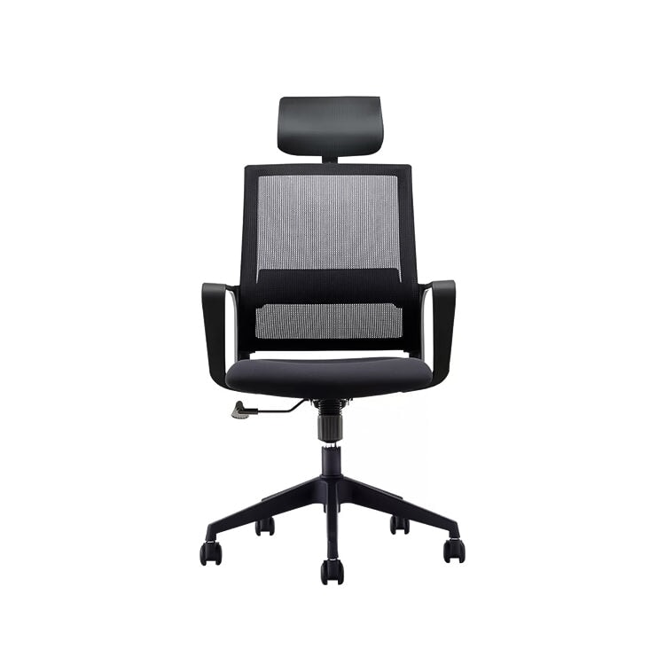 オフィスチェア　パソコンチェア　ワークチェア　チェア　上下昇降　360度回転　人間工学　ロッキング機能付き　シンプル　ブラック　BGY-039