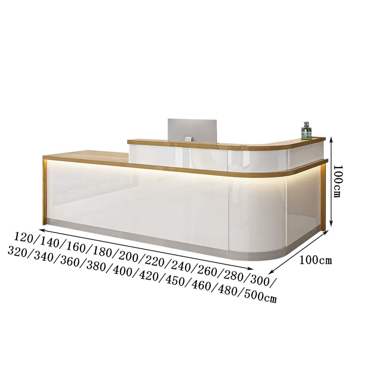 ハイカウンター　受付　受付カウンター　レジカウンター　応接用　機能的　収納　キャビネット　引き出し　鏡面仕上げ　エコ板材　ＬＥＤライト　丸み　仕切り板　上質　高級感　カスタマイズ可能　JDT-K080  