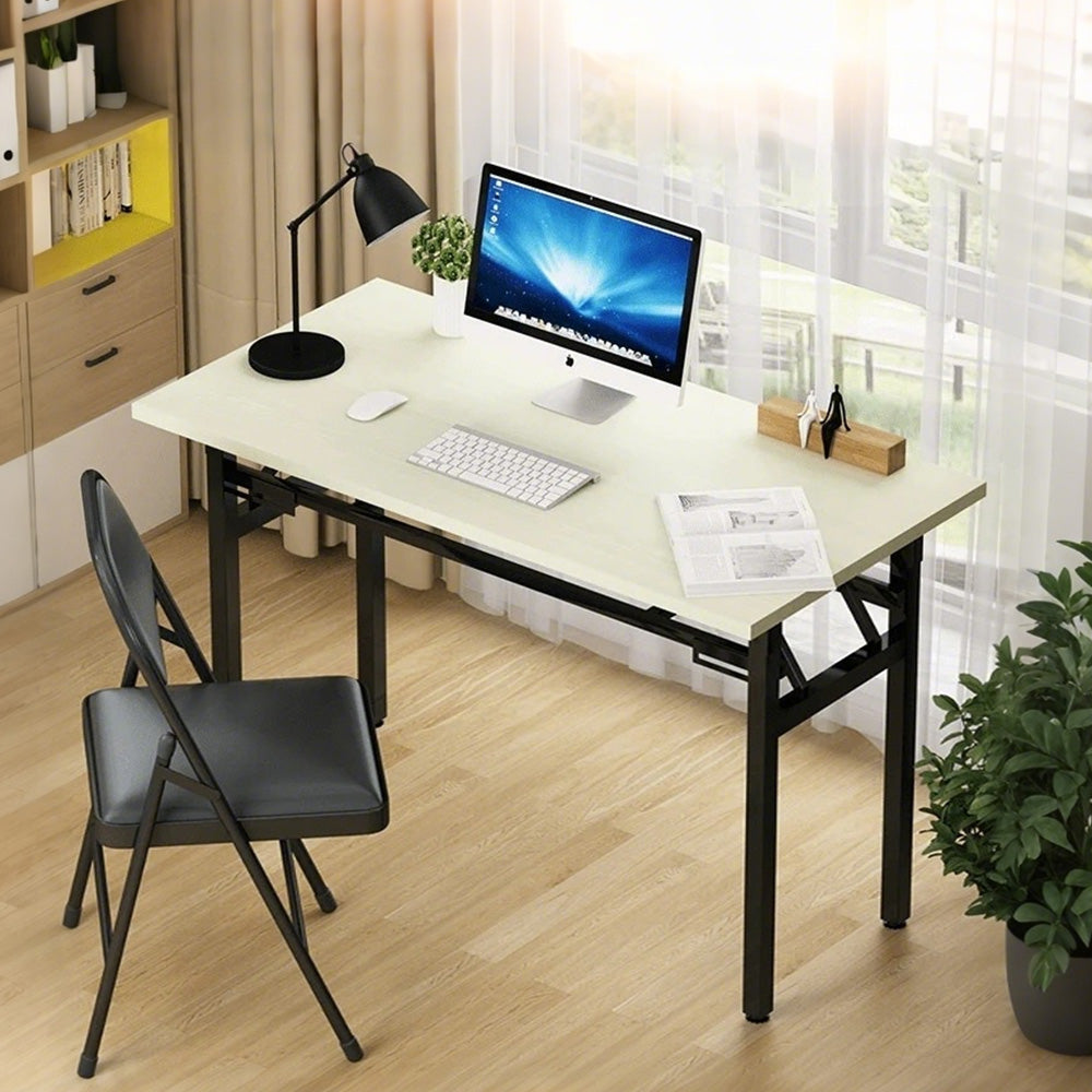 広げてすぐに作業空間、機能派フォールディングデスク