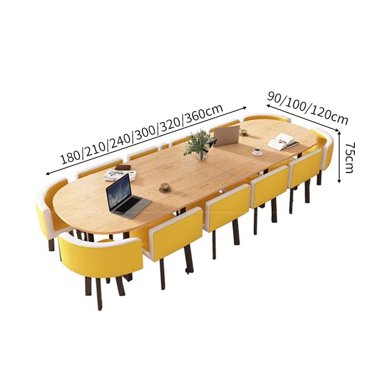 Ｒ仕上げ　炭素鋼フレーム　広い天板　マーブル柄　テーブル　会議テーブル　チェア　セット　高反発ウレタン　柔らか　シンプル　上質　ホワイト　カスタマイズ可能　HYZ-C043