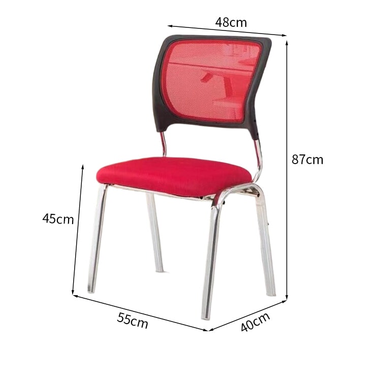 Ｓ形状　背もたれ　メッシュ　通気性　スチールフレーム　安定感　チェア　オフィスチェア　シンプル　ミニマル　快適　爽やか　ブラック　BGY-K-041