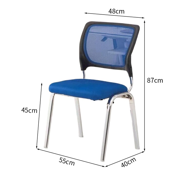 Ｓ形状　背もたれ　メッシュ　通気性　スチールフレーム　安定感　チェア　オフィスチェア　シンプル　ミニマル　快適　爽やか　ブラック　BGY-K-041