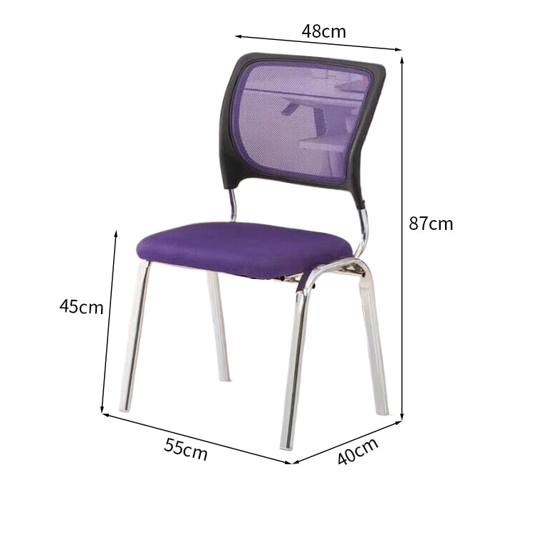 Ｓ形状　背もたれ　メッシュ　通気性　スチールフレーム　安定感　チェア　オフィスチェア　シンプル　ミニマル　快適　爽やか　ブラック　BGY-K-041