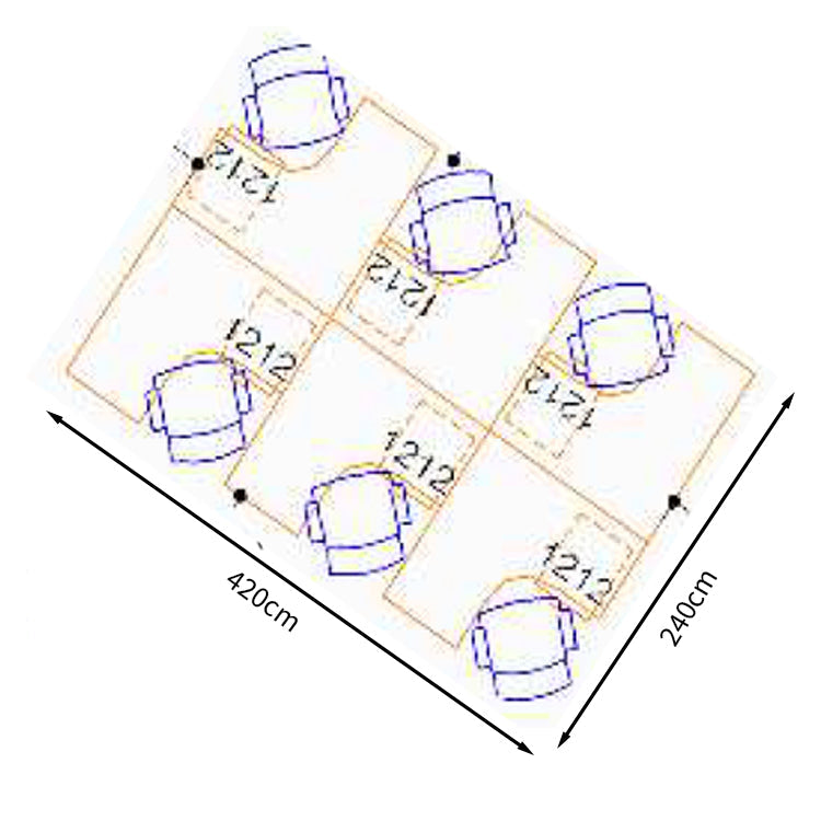 集中型パーティションデスク｜移動式チェスト × 配線管理 × カスタマイズ対応