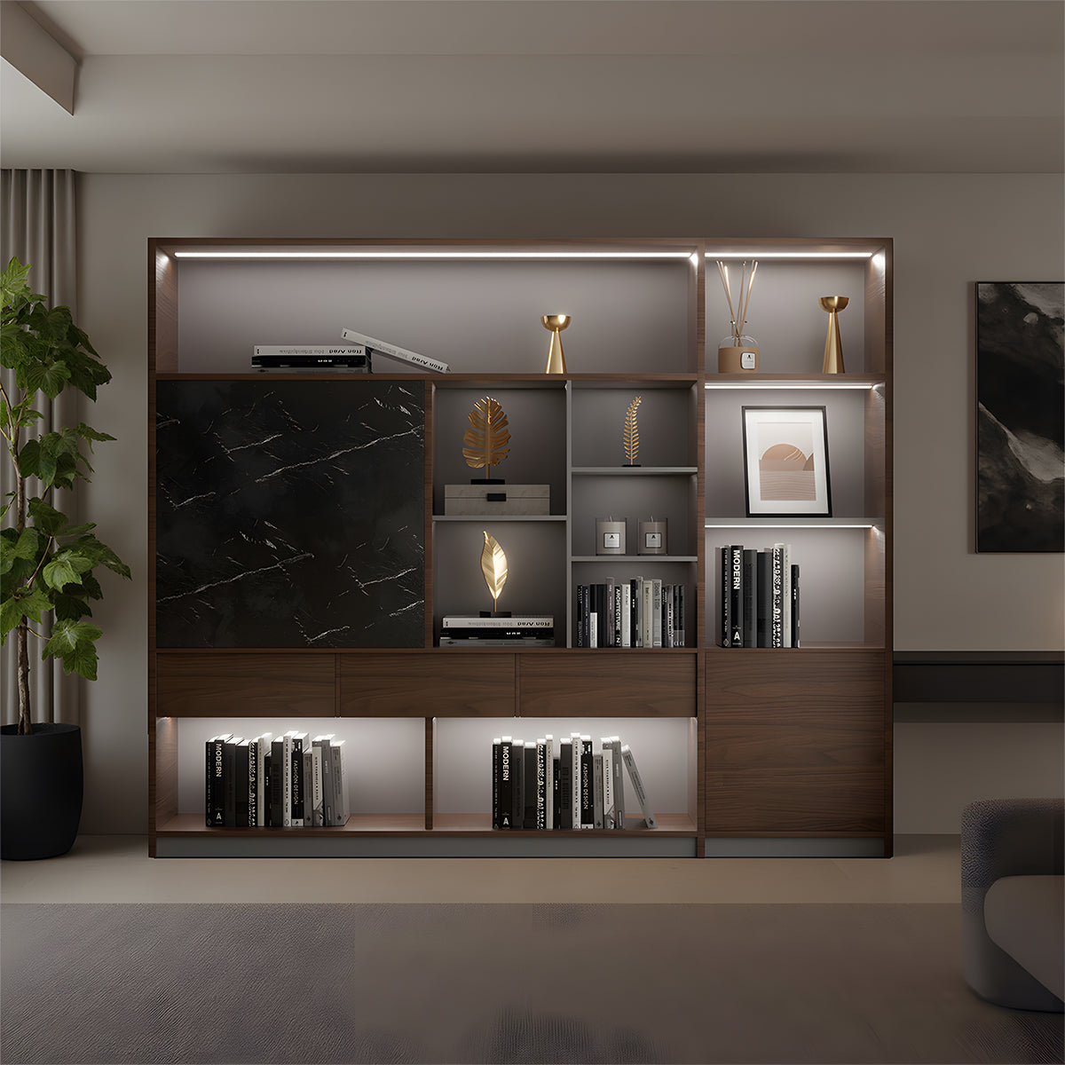 収納キャビネット　キャビネット　収納　収納棚　書庫　高品質　パーチクルボード　大容量収納　蝶番　SZ-SG-S01