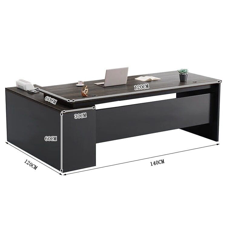 エグゼクティブデスク 法人 役員用デスク 片袖机 役員机 役員用家具 応接室 社長室　LBZ-K031