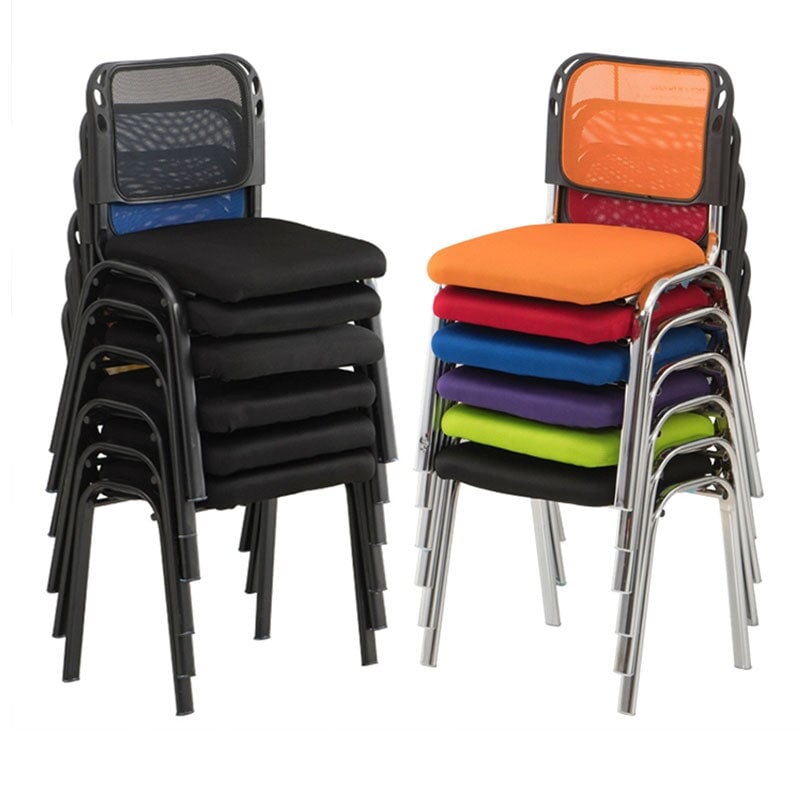 Ｓ形状　背もたれ　メッシュ　通気性　スチールフレーム　安定感　チェア　オフィスチェア　シンプル　ミニマル　快適　爽やか　ブラック　BGY-K-041