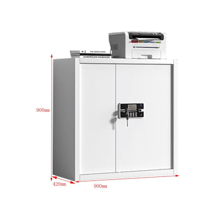 指紋認証　電子錠　冷間圧延鋼板　速い　サイドキャビネット　ファイリングキャビネット　シンプル　ホワイト　グレー　レッド 　カスタマイズ可能　CWG-T076　