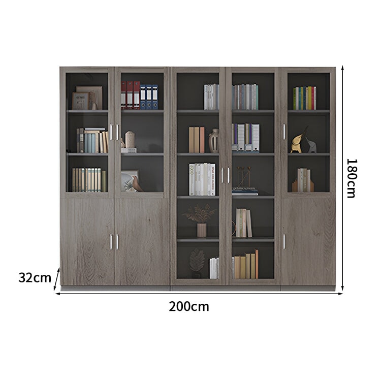 エグゼクティブデスク　オフィス家具　PCデスク　スチール脚　幕板付き　取っ手付き　配線孔付き　シンプルモダン　グレーオーク　ウォルナット　LBZ-K-053   