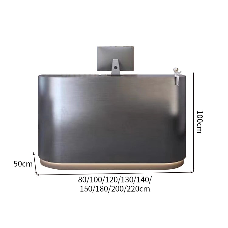 受付カウンター　受付　受付台　カウンター　レジ台　引き出し　オープン収納　扉付き収納　大容量　安全無臭　耐久性　配線穴キャップ　実用　モダン　洗練　カスタマイズ可能　JDT-K099