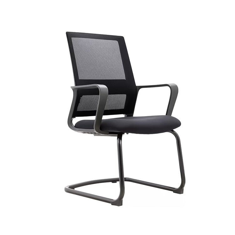 オフィスチェア　パソコンチェア　ワークチェア　チェア　上下昇降　360度回転　人間工学　ロッキング機能付き　シンプル　ブラック　BGY-039 