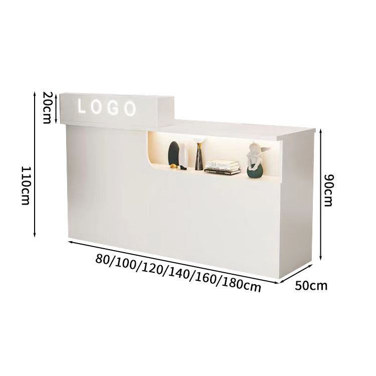 受付カウンター　レジカウンター　受付台　店舗カウンター　シリンダー錠付き　引き出し付き　収納機能　木製　シンプルモダン　ホワイト　マーブル　カスタマイズ可能　JDT-S012