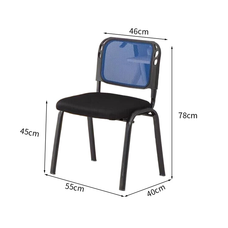 Ｓ形状　背もたれ　メッシュ　通気性　スチールフレーム　安定感　チェア　オフィスチェア　シンプル　ミニマル　快適　爽やか　ブラック　BGY-K-041