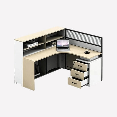 デスク下収納付き