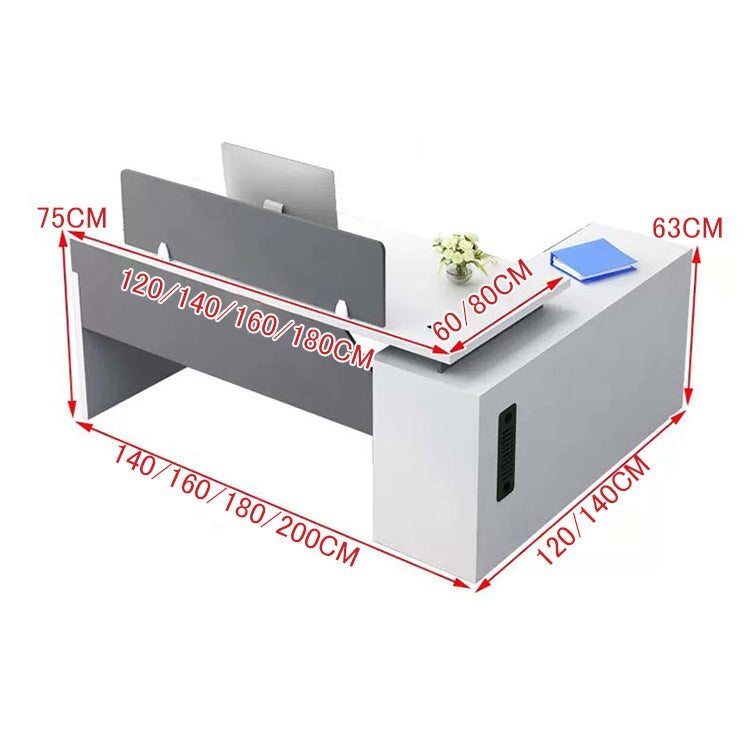 オフィスデスク　事務用デスク　ワークデスク　パソコンデスク　デスク　サイドキャビネット　幕板付き　鍵付き引き出し　PC収納　カスタマイズ可能　BGZ-160 