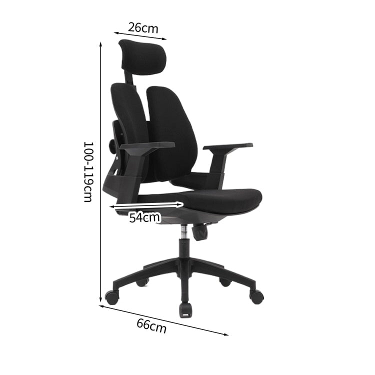 パソコンチェア　人間工学に基づいたチェア　家庭用　仕事用　快適な座り心地　腰をしっかりサポート　ゲーミングチェア　デスクチェア　BGY-K-006