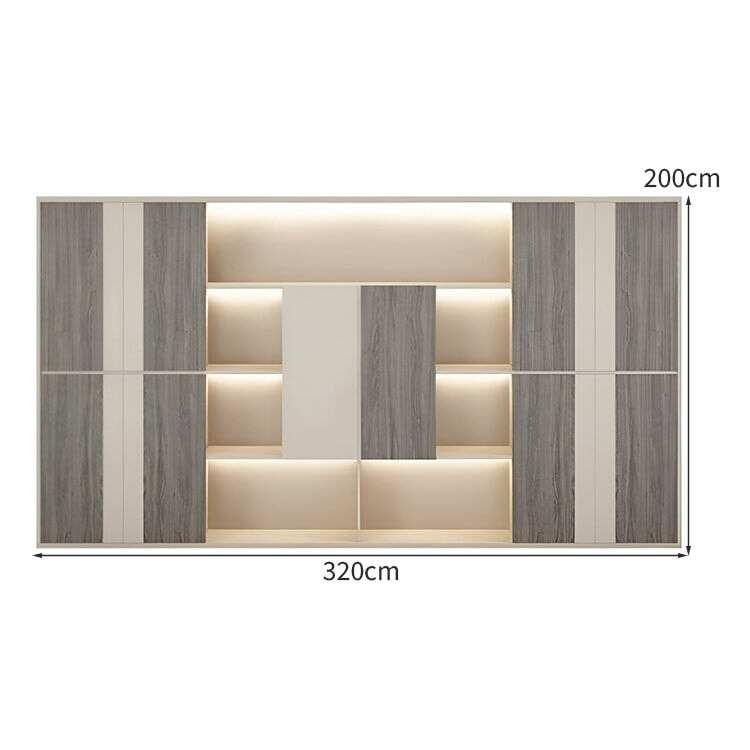 エグゼクティブデスク　オフィスデスク　役員机　ダイヤル錠　キャスター付き　排気口付き　L字型　配線ボックス付き　ブラウン　カスタマイズ可能　LBZ-K-040   