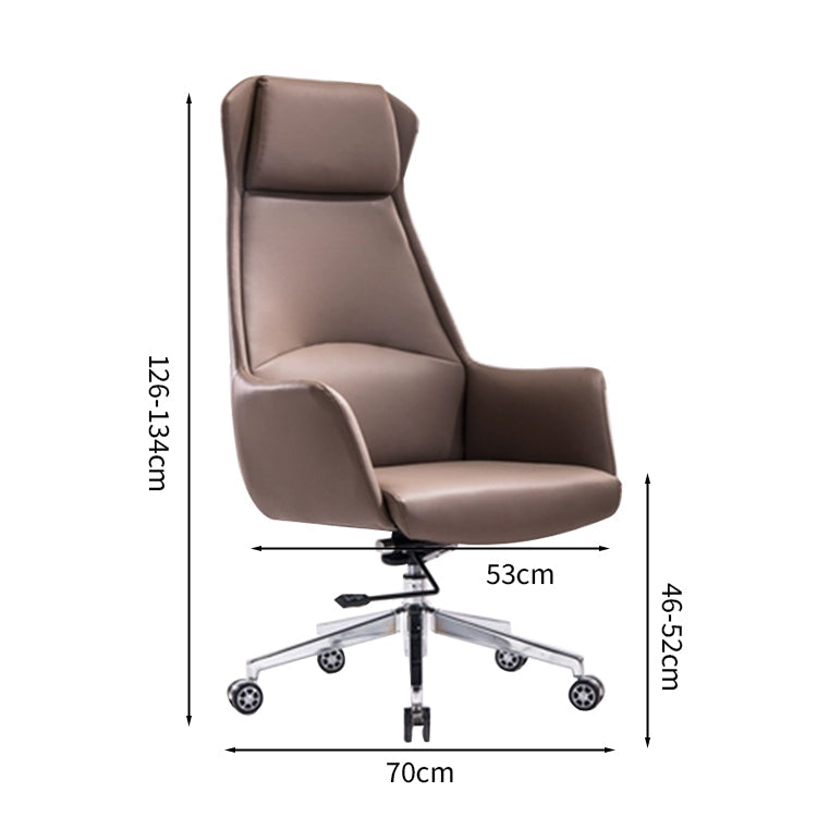エルゴノミクス × レザー 高機能オフィスチェア｜ロッキング＆昇降機能付き ワークチェア