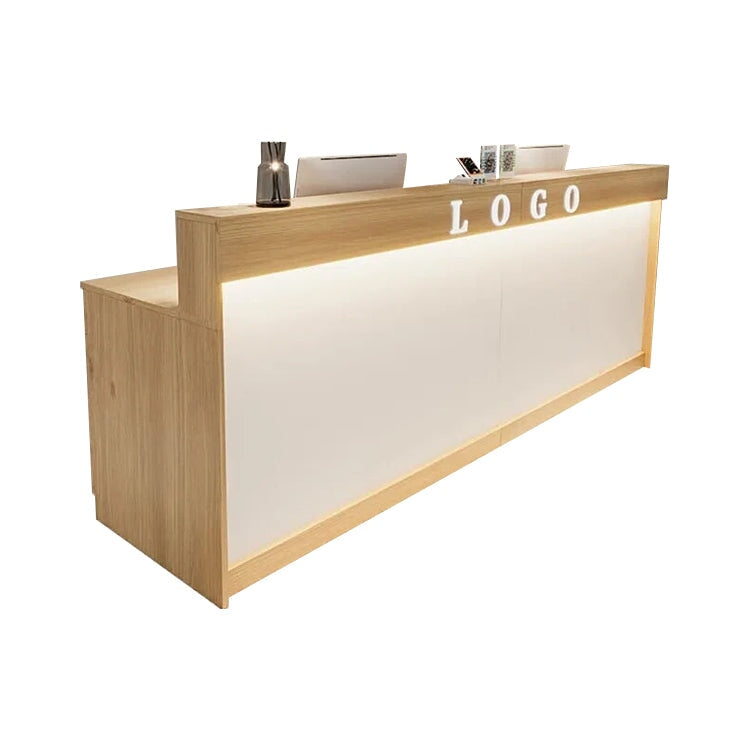 受付カウンター　 カウンター 　受付台　 オフィス受付　 エントランス受付　ナチュラル　カスタマイズ可能　JDT-M-004　