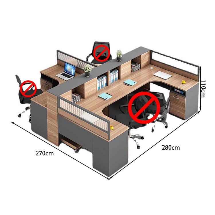 L字型収納デスク｜キャビネット＆配線孔付き × 大容量ラック × カスタマイズ対応