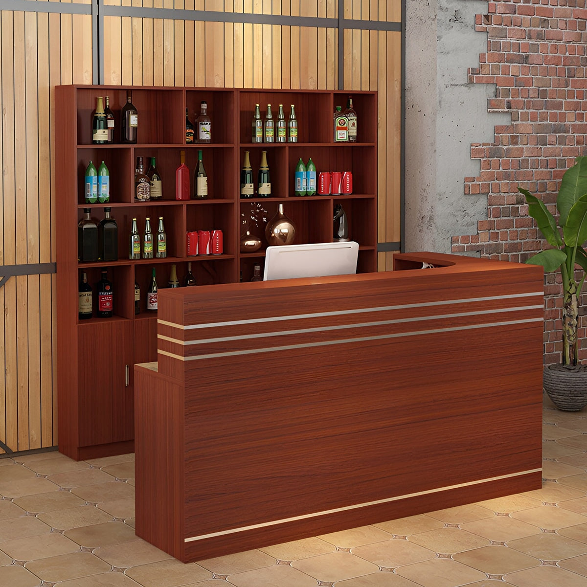 多段式収納棚　扉付き収納　分類収納　エコ板材　上部天板　受付カウンター　カウンター　レジ台　シンプル　マーブル柄　洗練　実用　ブラック　ホワイト　JDT-K061