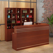 多段式収納棚　扉付き収納　分類収納　エコ板材　上部天板　受付カウンター　カウンター　レジ台　シンプル　マーブル柄　洗練　実用　ブラック　ホワイト　JDT-K061