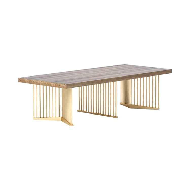 分厚い天板　金属脚　バランスいい　重厚感　安定性　会議テーブル　ミーティング　テーブル　広い　格調　上品さ　カスタマイズ可能　HYZ-K-005     