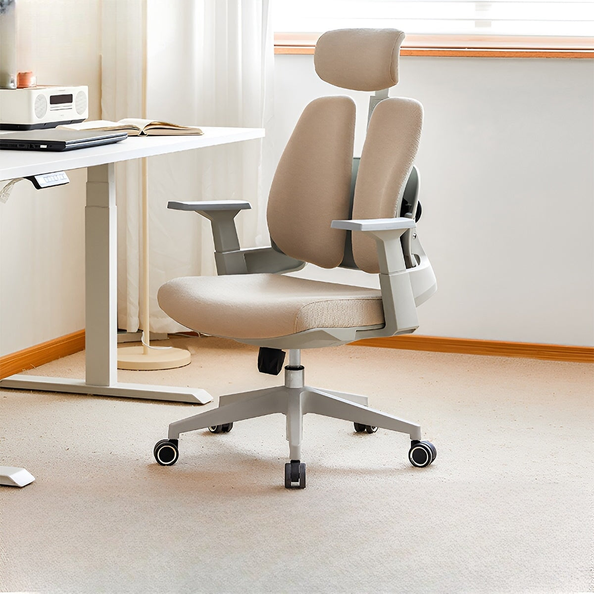 パソコンチェア　人間工学に基づいたチェア　家庭用　仕事用　快適な座り心地　腰をしっかりサポート　ゲーミングチェア　デスクチェア