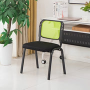 Ｓ形状　背もたれ　メッシュ　通気性　スチールフレーム　安定感　チェア　オフィスチェア　シンプル　ミニマル　快適　爽やか　ブラック　BGY-K-041　