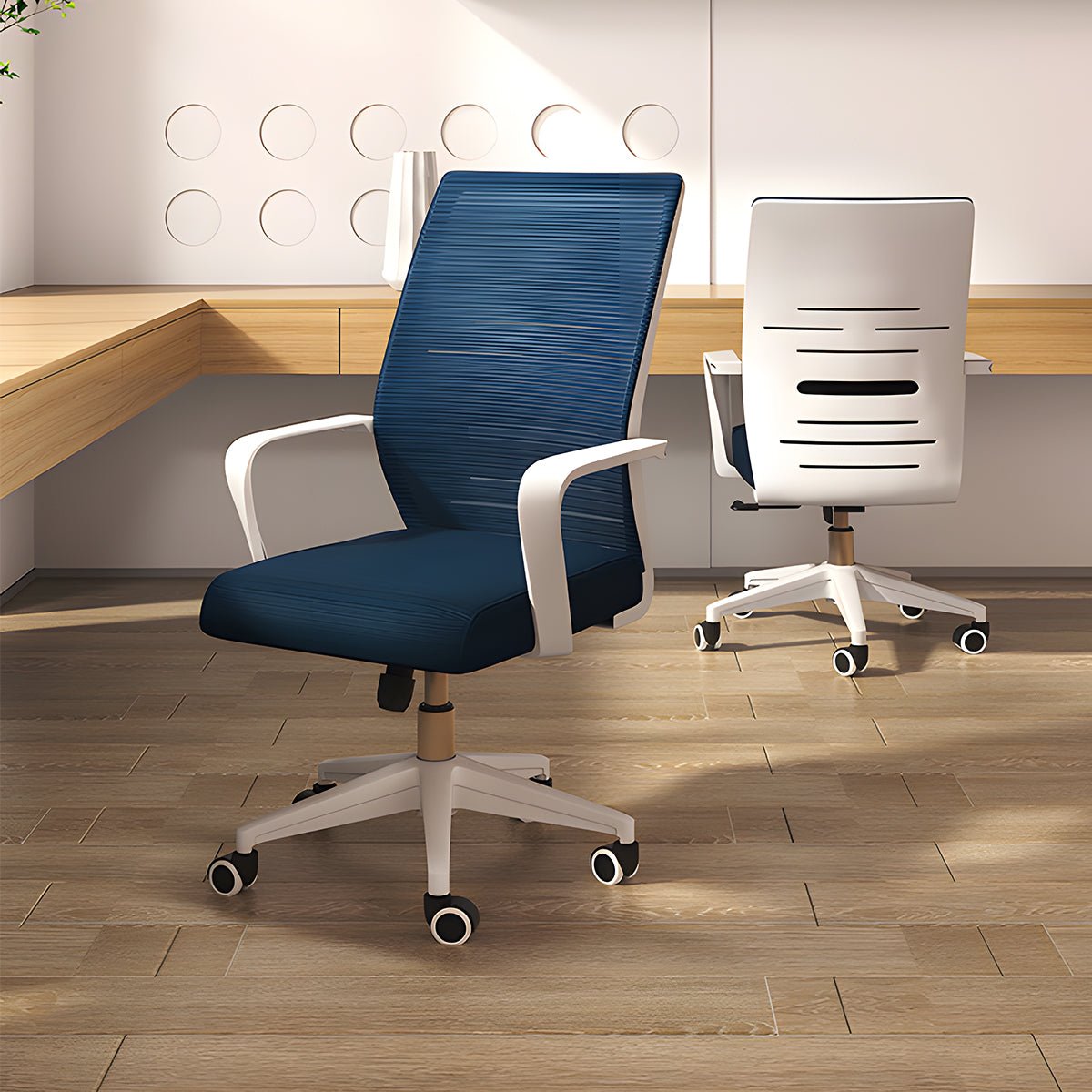 ワークチェア　オフィスチェア　パソコンチェア　ミーティングチェア　人間工学　調節機能　ヘッドレスト　ウレタンフォーム　昇降機能　メッシュ　シングル　グレー　