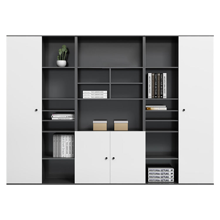 落ち着き　木目調　穏やか　多目的収納　広々　オフィスキャビネット　役員キャビネット　本棚　メラミン化粧板　CWG-S056