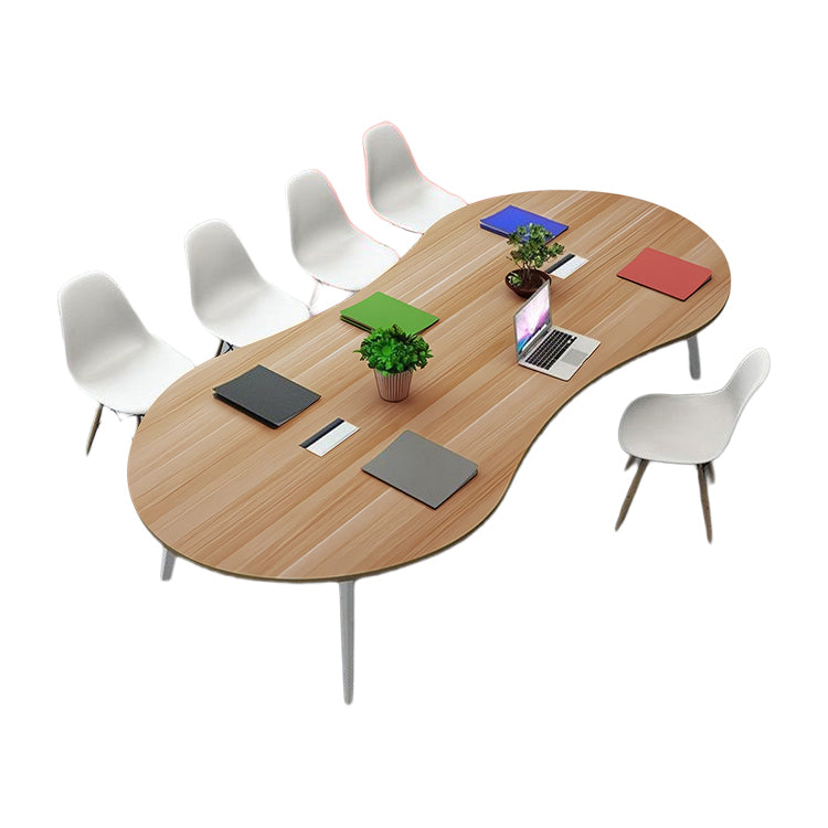 安全無臭　ミーティングテーブル　大型会議テーブル　オフィスデスク　ナチュラル　カスタマイズ可能　HYZ-T004　