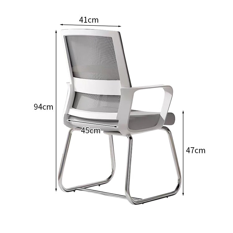 人間工学　フィット感　ループ脚　安定性　耐荷重　高密度ウレタン　柔らか　オフィスチュエア　チェア　椅子　シンプル　ミニマル　ホワイト　ブラック　BGY-K-042　 