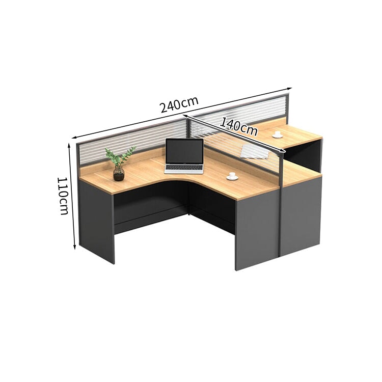 オフィスデスク　ワークデスク　パソコンデスク　事務用デスク　デスク　トップパネル　配線孔　ナチュラル　カスタマイズ可能　BGZ-229 