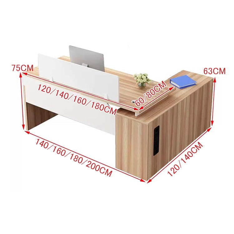 オフィスデスク　事務用デスク　ワークデスク　パソコンデスク　デスク　サイドキャビネット　幕板付き　鍵付き引き出し　PC収納　カスタマイズ可能　BGZ-160 