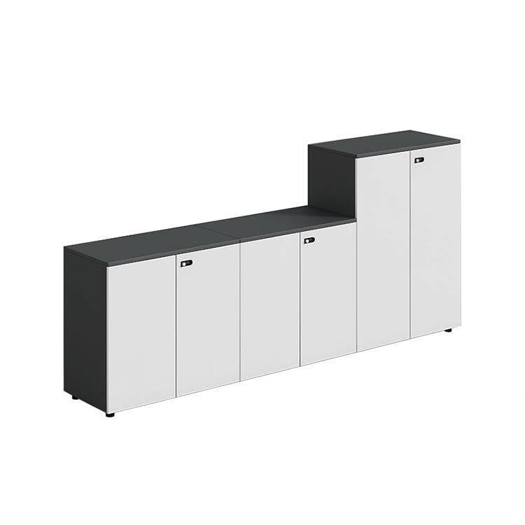 エコ板材　安全無臭　多様なタイプ　三桁ダイヤル錠　アジャスター　高さ調節　収納キャビネット　キャビネット　大容量　実用　ホワイト　ナチュラル　カスタマイズ可能　CWG-K-087